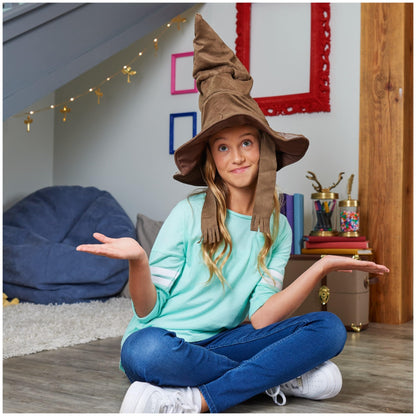 Wizarding World Harry Potter, Talking Sorting Hat with 15 Phrases for Pretend Play, Christmas Gifts for Kids