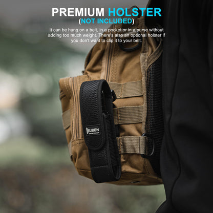 WUBEN C3 Flashlight 1200 High Lumens Rechargeable Flashlights 6 Modes Super Bright IP68 LED Tactical Flashlight for Camping, Home, Emergency, Rescue, Hunting, Inspection, Repair, Tool Gifts for Men