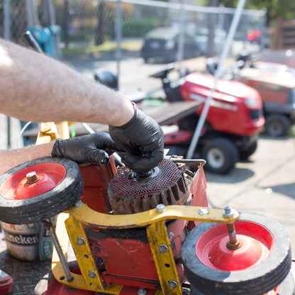 X3 Black Nitrile Disposable Industrial Gloves 3 Mil, Latex/Powder-Free, Food-Safe, Non-Sterile, Textured, X-Large, Box of 100