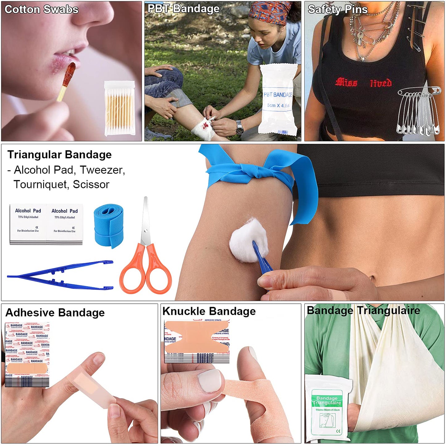 Survival Kit and First Aid Kit, 142Pcs Professional Survival Gear and Equipment with Molle Pouch, for Men Dad Husband Who Likes Camping Outdoor Adventure (Green)…