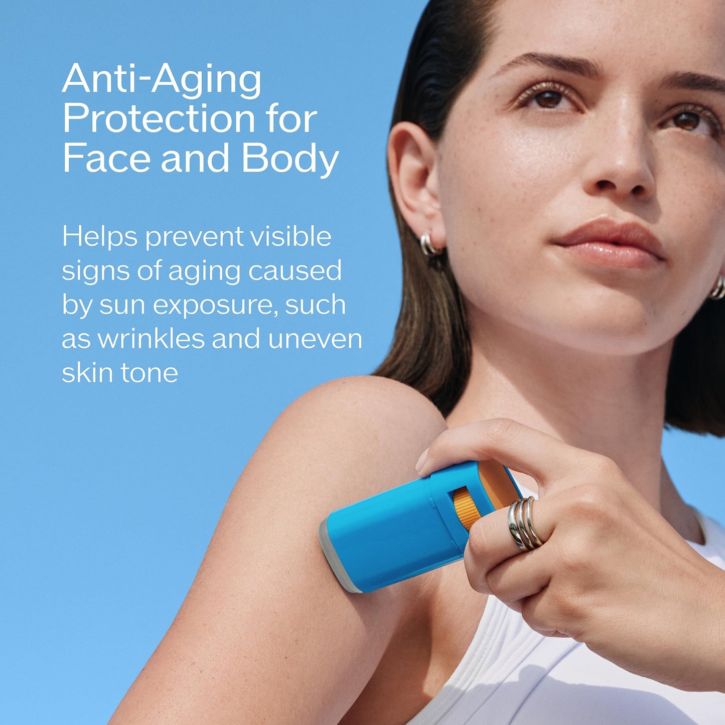 Shiseido Clear Sunscreen Stick SPF 50+ - Invisible Broad-Spectrum Face Sunscreen - Wear Under & Over Makeup - Lightweight Formula - All Skin Types