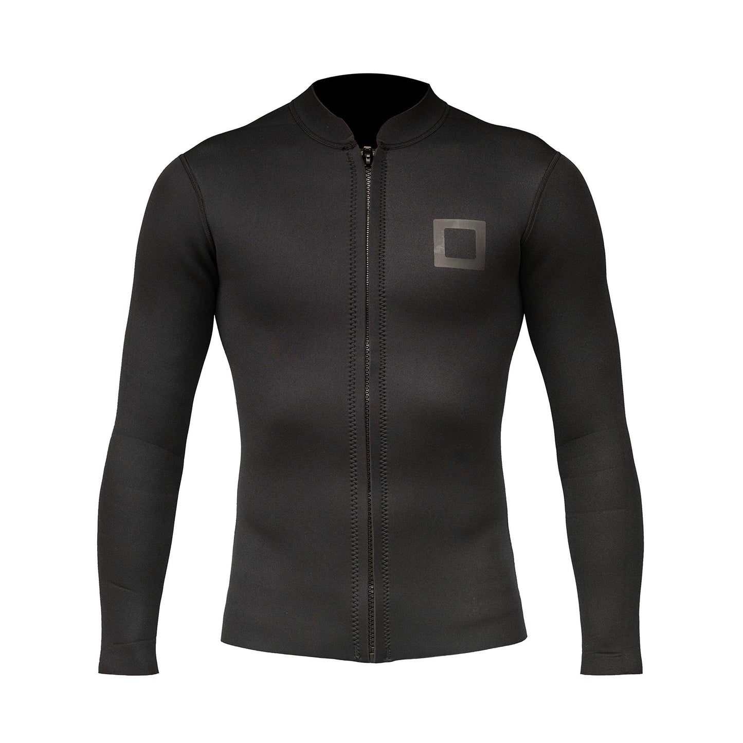 Surf Squared Men's Wetsuit Top Jacket 2mm or 3mm - Neoprene Long Sleeve for Warmth & Comfort, Extended Back Flap - Ideal for Surfing, Snorkeling & Watersports - 2X-Large - 3MM