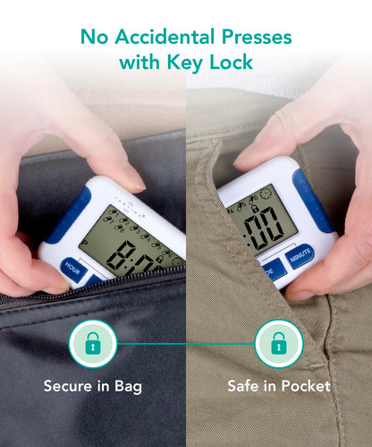 TabTime Pill Reminder with 8 Alarms per Day, Pill Tracker, Pill Timer, Medication Reminder Devices, Medication Tracker, Essential Parkinson's Patient Gadget