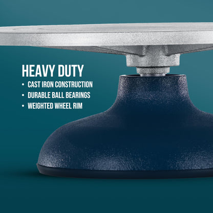 US Art Supply Large 12" Diameter Sculpting Wheel- Heavy Duty All Metal Construction & Turntable with Ball Bearings