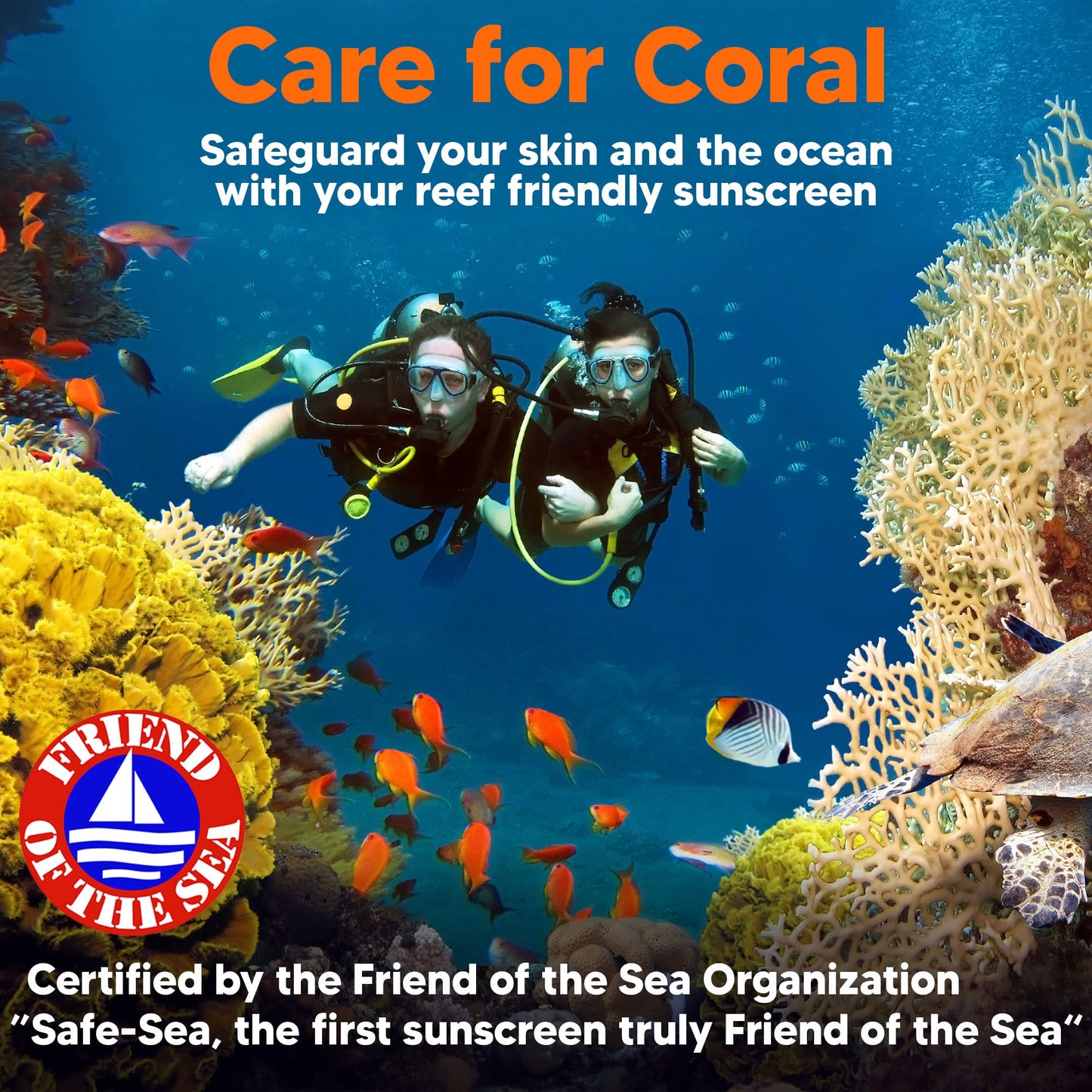 Safe Sea Jellyfish Sting-Blocking Sunscreen, SPF 50+ Lotion 4oz, Waterproof, Biodegradable, Coral Reef-Safe – Body and Face Sunscreen, Anti-Jellyfish and Sea-Lice sting protection.