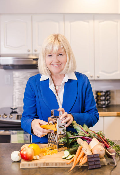 SAFEGRATE Grater Guard for Cutting Vegetables/Grating with Mandoline Slicer, Stainless Steel Protector for Food, Dishwasher Safe Finger Guard