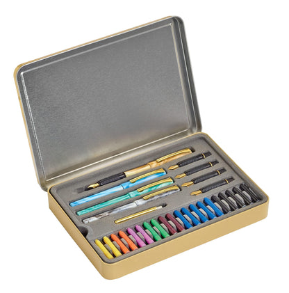 STAEDTLER calligraphy pen set, ideal for all skill levels, 899 SM5, Assorted, 33 Piece Set