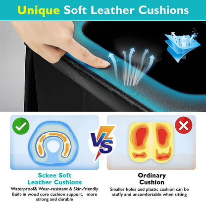 2025 Upgraded 16.5'' XL Portable Toilet for Adults,Tall Camping Toilet with Lid and Convenient Carry Bag, Portable Potty for Camping, Hiking, Car Travel,Truck, RV, Boating, Road Trips, Beach