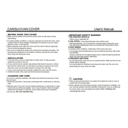 uxcell Car Cover Waterproof All Weather for Car, Full Car Cover Rain Sun Protection Universal Fit for Sedan 178''-185''