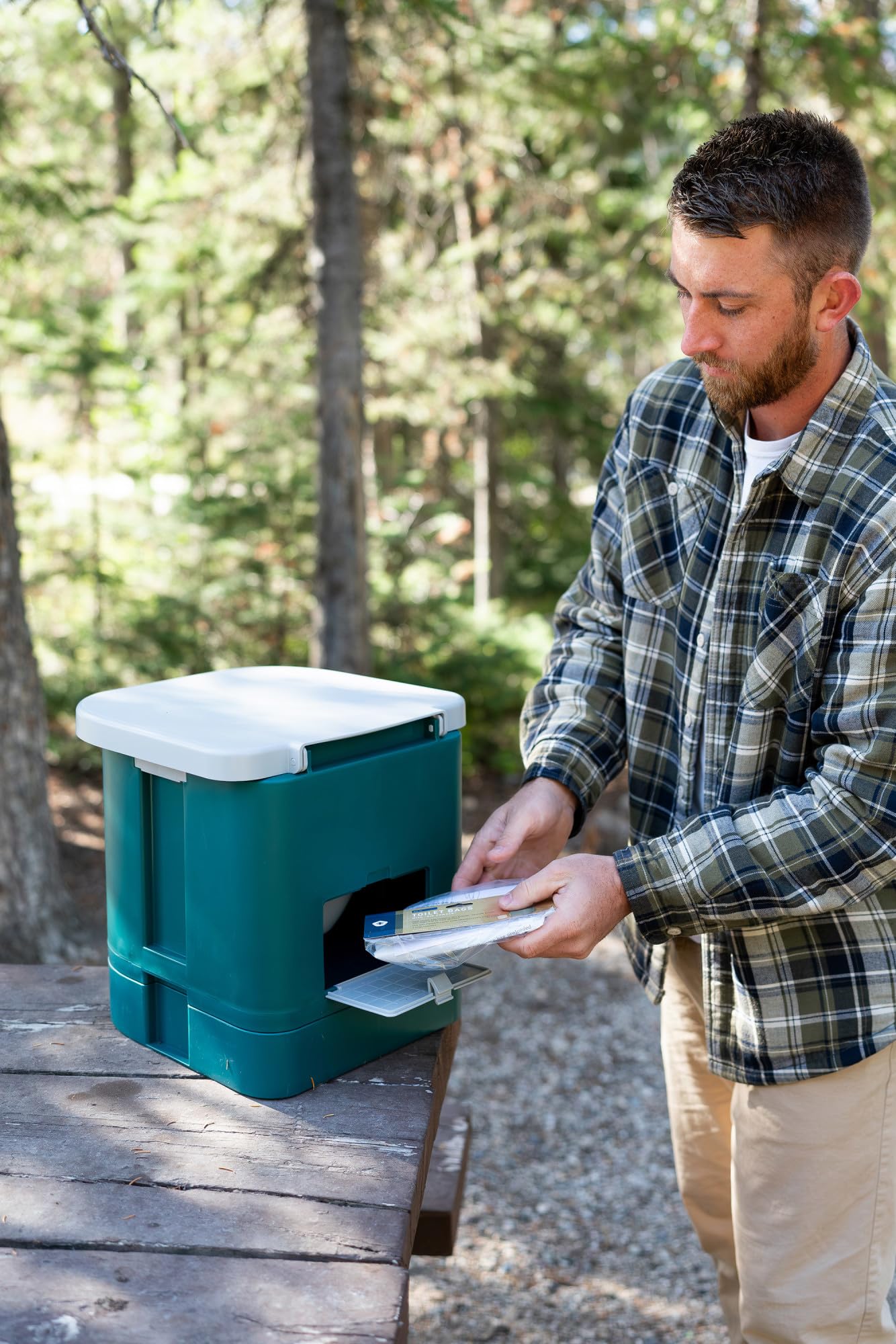 Stansport Easy-Go Portable Camp Toilet (273-100) 14" L x 14" W x 14" H