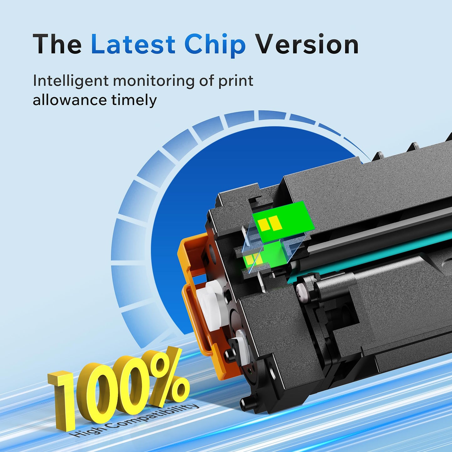 Valuetoner 201X Toner Compatible for HP 201X Toner Cartridges 4 Pack High Yield CF400X CF401X CF402X CF403X for Color Laserjet Pro MFP M277dw M252dw M277c6 M277n M252n M277 (Black Cyan Yellow Magenta)