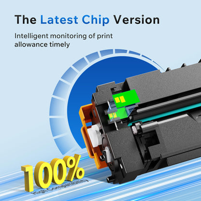 Valuetoner 201X Toner Compatible for HP 201X Toner Cartridges 4 Pack High Yield CF400X CF401X CF402X CF403X for Color Laserjet Pro MFP M277dw M252dw M277c6 M277n M252n M277 (Black Cyan Yellow Magenta)