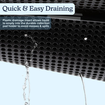 Artificial Grass Puppy Pee Pad for Dogs and Small Pets - 20x25 Reusable 3-Layer Potty Training Pad with Tray - Dog House and Pet Supplies by PETMAKER