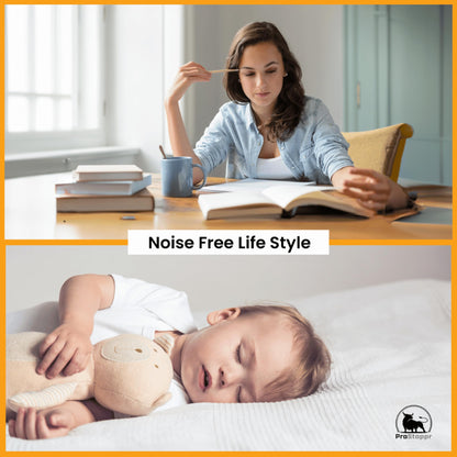 Door Stoppers - Large 3.15" (4 PCS) - Door Stoppers for Wall with Strong Back Adhesive - Quiet and Shock Absorbent Silicone Wall Protectors from Door Knobs - Protects Every Surface - White