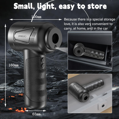 Compressed Air Duster-Cordless Air Blower-Electric Air Duster for Cleaning Keyboard PC-Air Cleaning Kit-3 Speed Duster Cleaner with LED-Light-no Canned air dusters-car Dusters