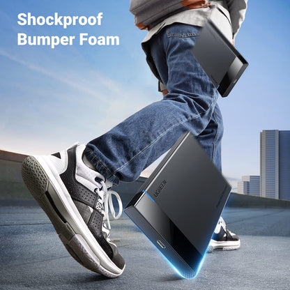 UGREEN 2.5" Hard Drive Enclosure USB C 3.1 Gen 2 to SATA III 6Gbps for SSD HDD 9.5 7mm External Hard Drive Disk Case with UASP Compatible with WD Seagate Toshiba Samsung Hitachi PS4 Xbox Router