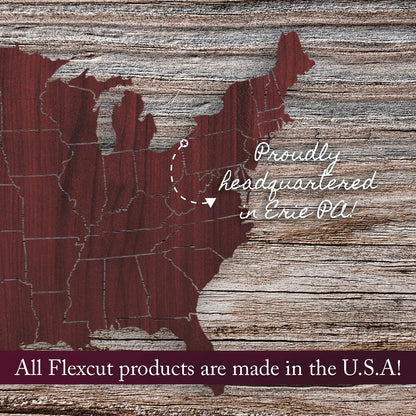 Flexcut Wood Carving Tools 1.5mm Mixed Profile Micro Tool Set of 6 MT910, 1095 High Carbon Steel Blades, Made in U.S.A.