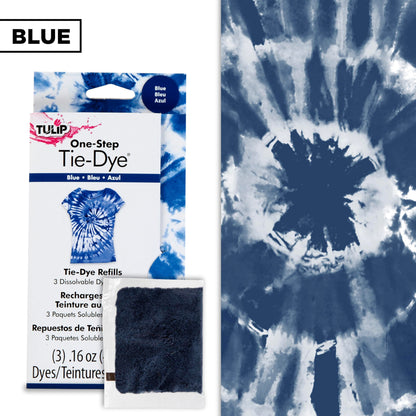 Tulip One-Step Tie-Dye Kit Tulip Fabric Dye Open Stock 29034 Fdy Refill Blue