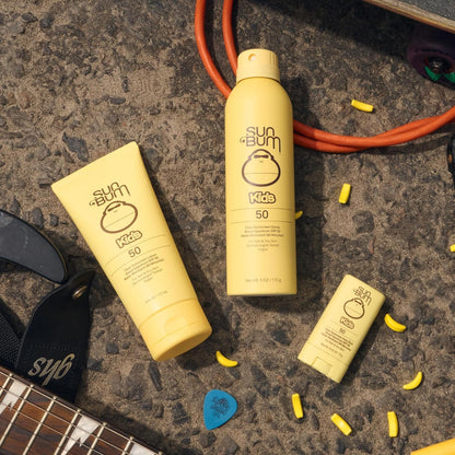 Sun Bum Kids SPF 50 Clear Face Stick Sunscreen - Wet or Dry Skin Application Broad Spectrum Sunscreen with Vitamin E - Hawaii 104 Act Compliant (Without Octinoxate & Oxybenzone) - Travel Size 0.53 oz