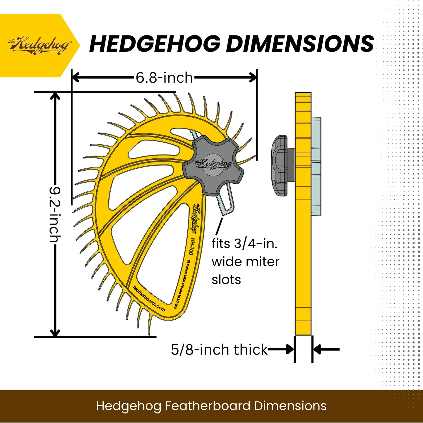 The Hedgehog Featherboard for Table Saws for Quicker, Easier, and Safer Workflow | Improve your accuracy and precision