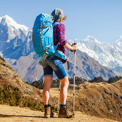 Sprookber 3" Aluminum Carabiner D Ring, Caribeener Clips, Spring Snap Hook for Keychain Clip, Set of 10 (Black)