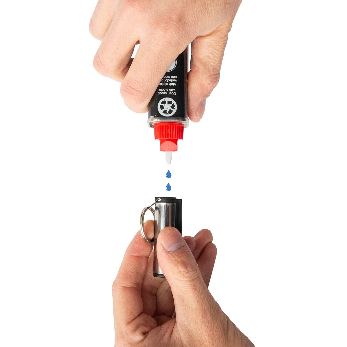 SURVIVE Permanent Match, Pack of 5, The Forever Lighter, Emergency Waterproof Fire Starter Striker Set, Metal Keychain Unlimited Strike Anywhere Stick