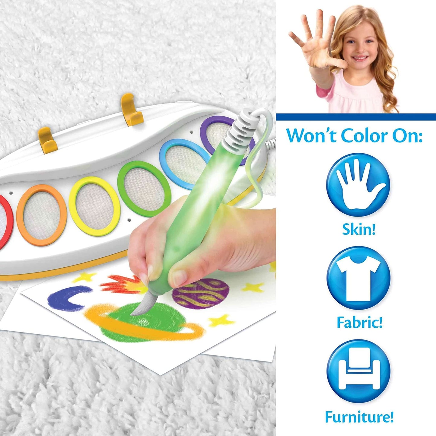 Crayola Color Wonder Magic Light Brush, Mess Free Painting Station for Kids, Gift for Kids, Toddler Toys & Activities, Ages 3, 4, 5