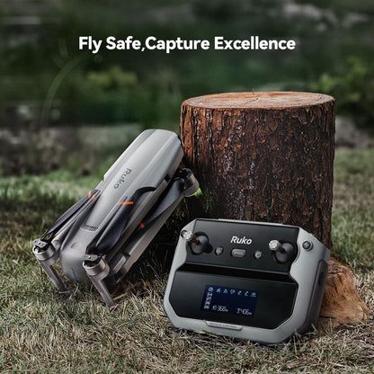Ruko F11PRO 2 Drone with 6K Camera for Adults, 3-Axis Gimbal, 4K/30fps Video, 70-Min Flight Time with 2 Batteries, 10000ft FPV Transmission Professional Drone, Auto Return, Beginner Mode