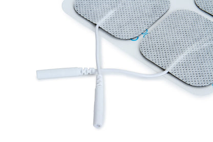 reserv 2" x 2" Premium Re-Usable Self Adhesive Electrode Pads for TENS/EMS Unit, Fabric Backed Pads with Premium Gel (Latex Free) (4 Pack (160 electrodes)