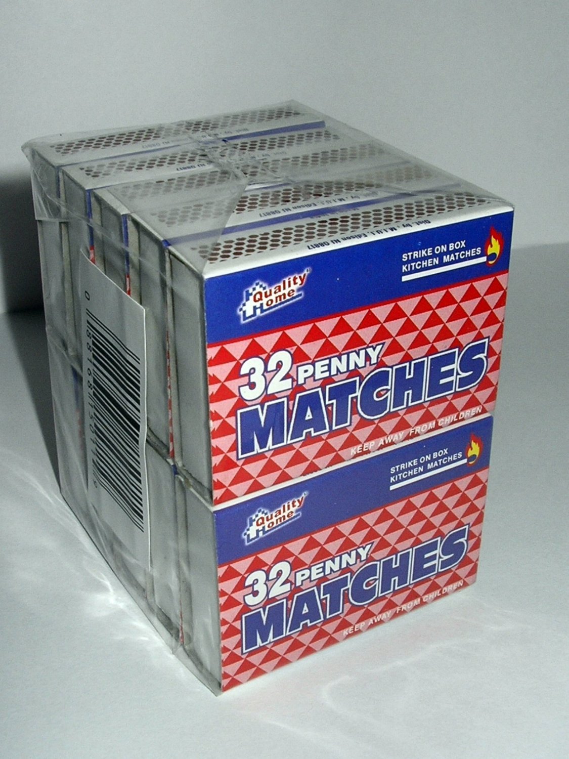 Quality Home 10 Boxes - Wooden Kitchen Matches, Strike On Box Type