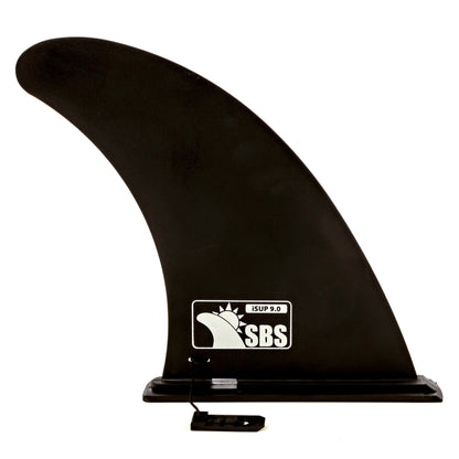 SBS 9" iSUP Fin - Quick Release Slide in Fin for Inflatable Paddleboard (Aqua Marina, Vilano, etc)