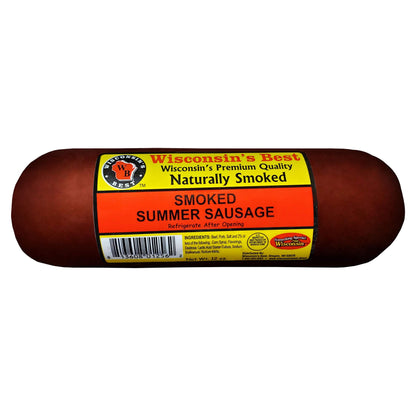 Wisconsin Cheese Company - Fan Favorite Gift Box - 100% Wisconsin Cheddar & Pepper Jack Cheese, Sausage, Pretzel & Mustard | Perfect for Parties, Charcuterie Boards and Birthday Gifts