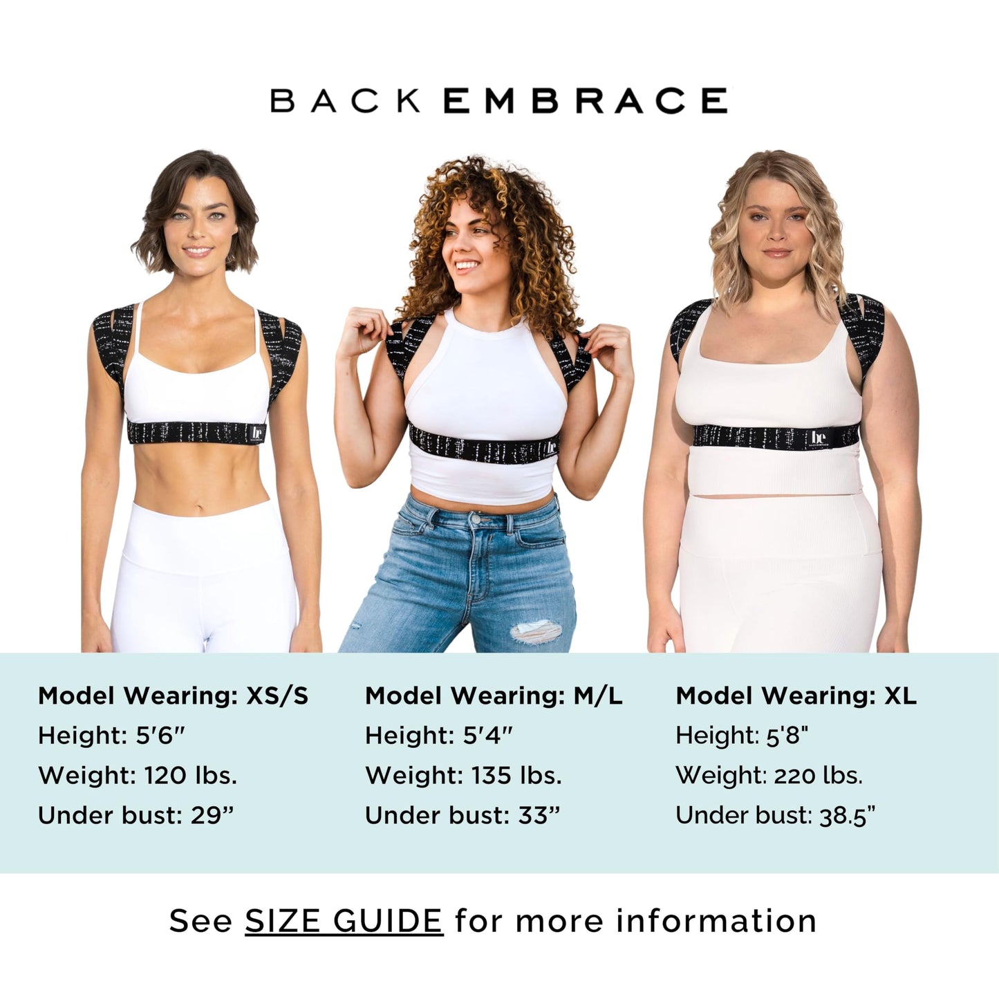 BackEmbrace Posture Corrector for Women and Men - Made in USA - Slim and Adjustable Shoulder Brace - Back Brace for Back Pain Relief - Pink Pebble M/L