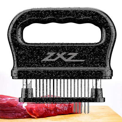 ZXZ Meat Tenderizer, 48 Stainless Steel Sharp Needle Blade, Heavy Duty Cooking Tool for Tenderizing Beef, Turkey, Chicken, Steak, Veal, Pork, Fish.