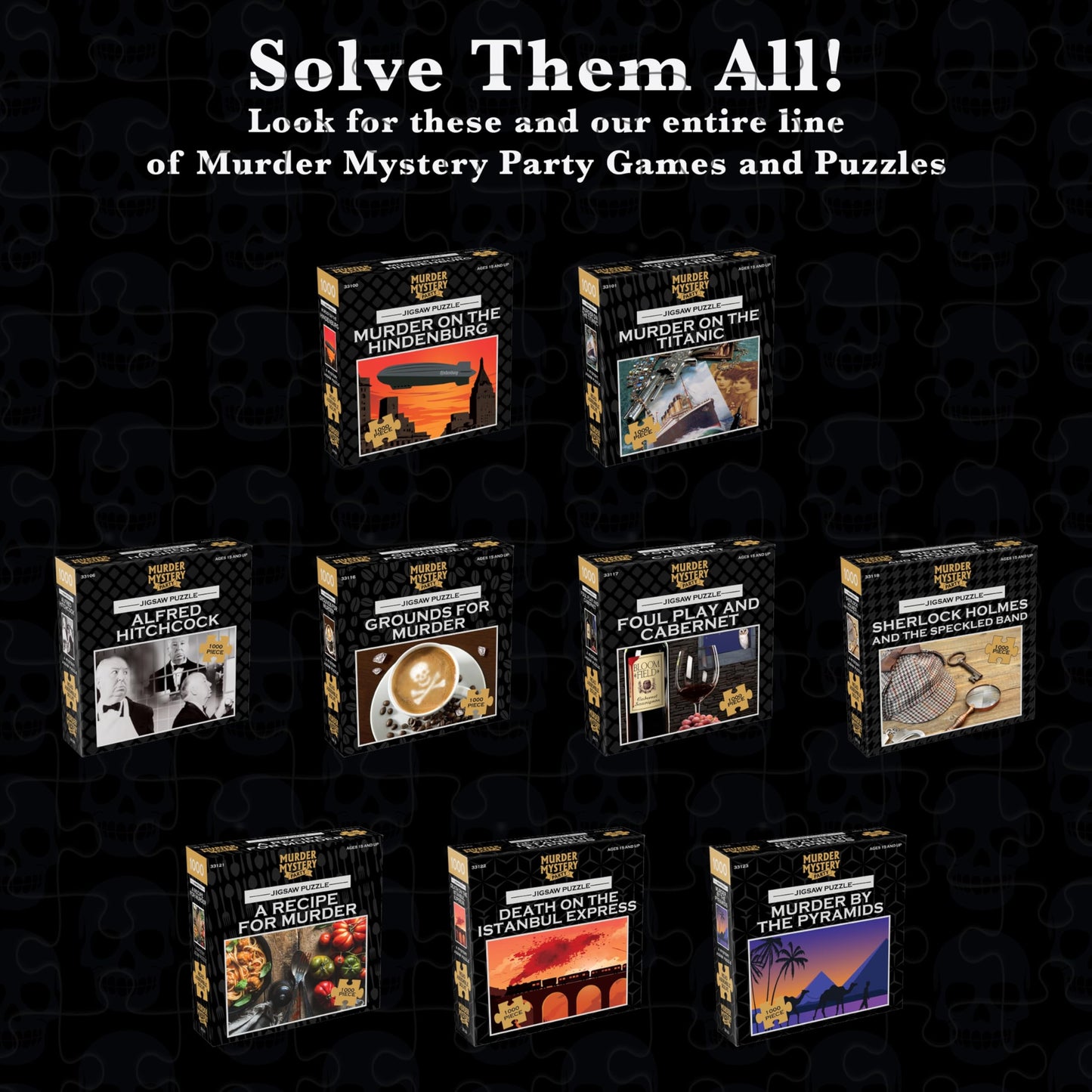 Bepuzzled Classic Mystery Recipe For Murder Jigsaw Puzzle by University Games |Comes with Murder Mystery and Jigsaw Puzzle | 1,000 Piece Jigsaw | For Ages 12 Years and Up