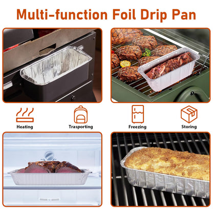 Whaleme Grease Cup Liners for Blackstone Griddle 5017 - Blackstone Griddle Accessories， Disposable Grill Grease Tray, Aluminum Foil Drip Pan Grease Catcher Cup Liner for 17, 22, 28, 36 Inch (30 Pack)