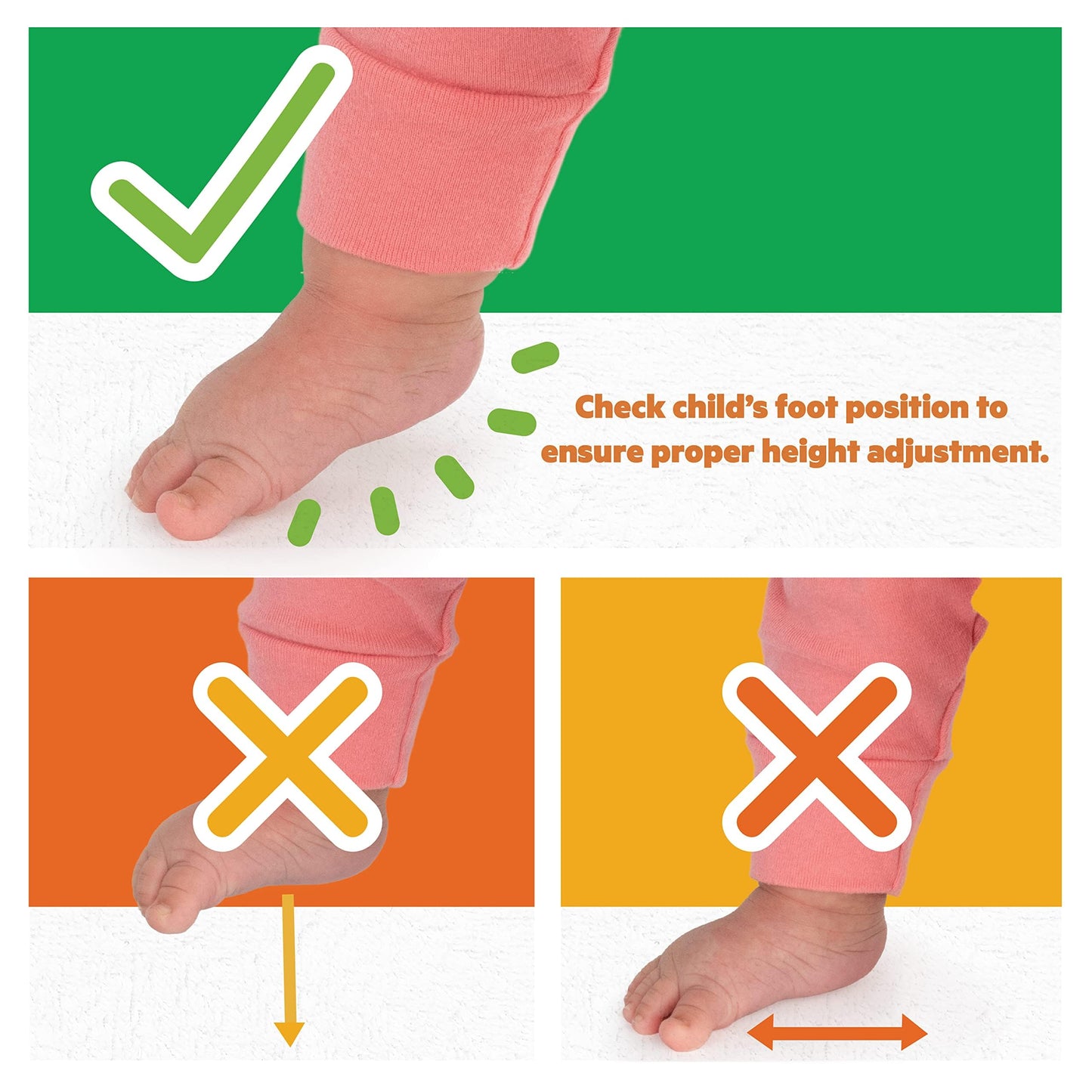 Bright Starts Bounce Bounce Baby 2-in-1 Activity Jumper & Table - Playful Palms