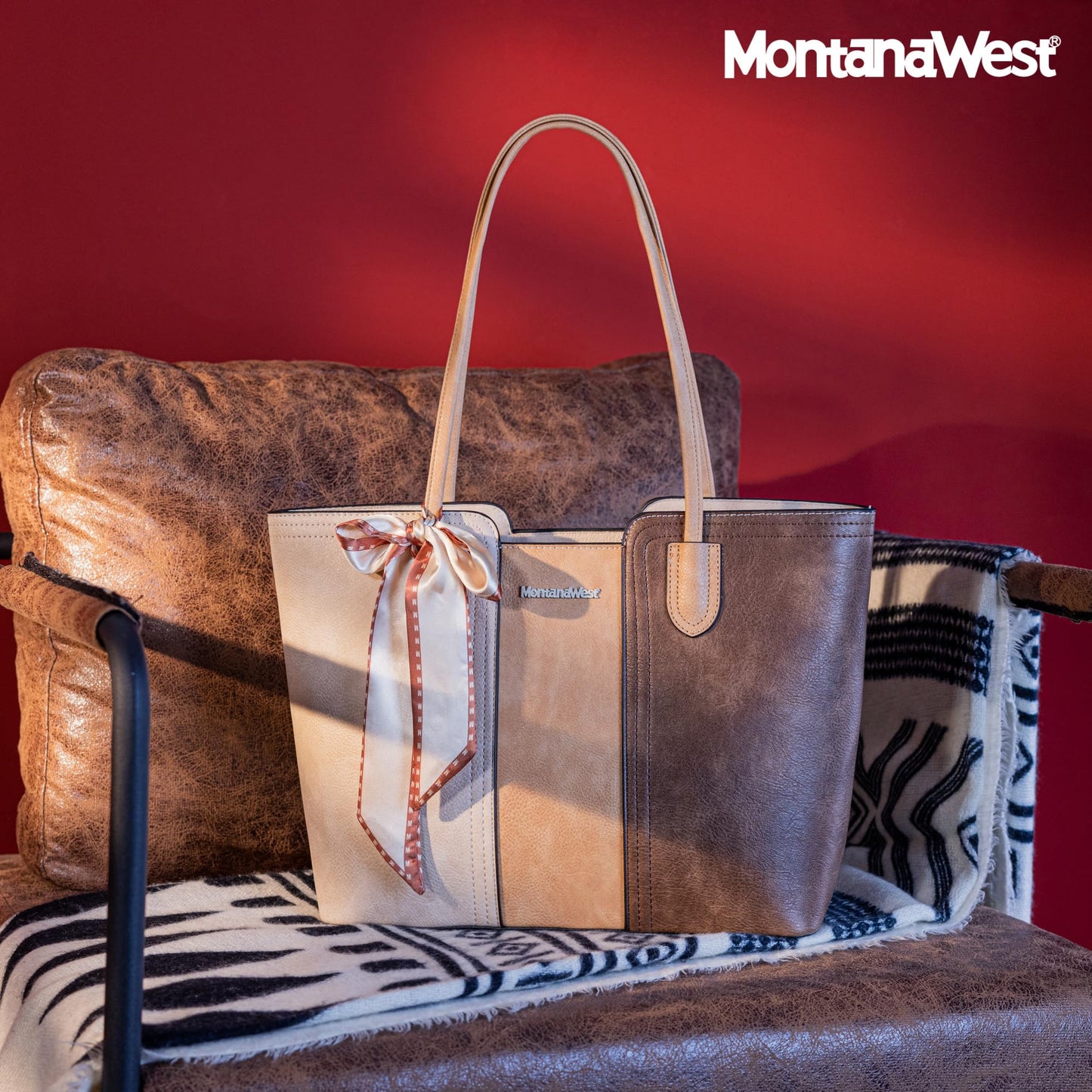 Montana West Tote Bags for Women Medium Top Handle Satchel Purses Large Shoulder Handbag Hobo Bags MWC-323BTN