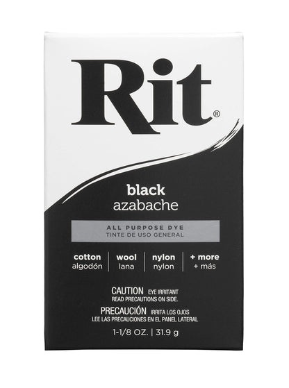 Rit Dye Powdered Fabric Dye, Black