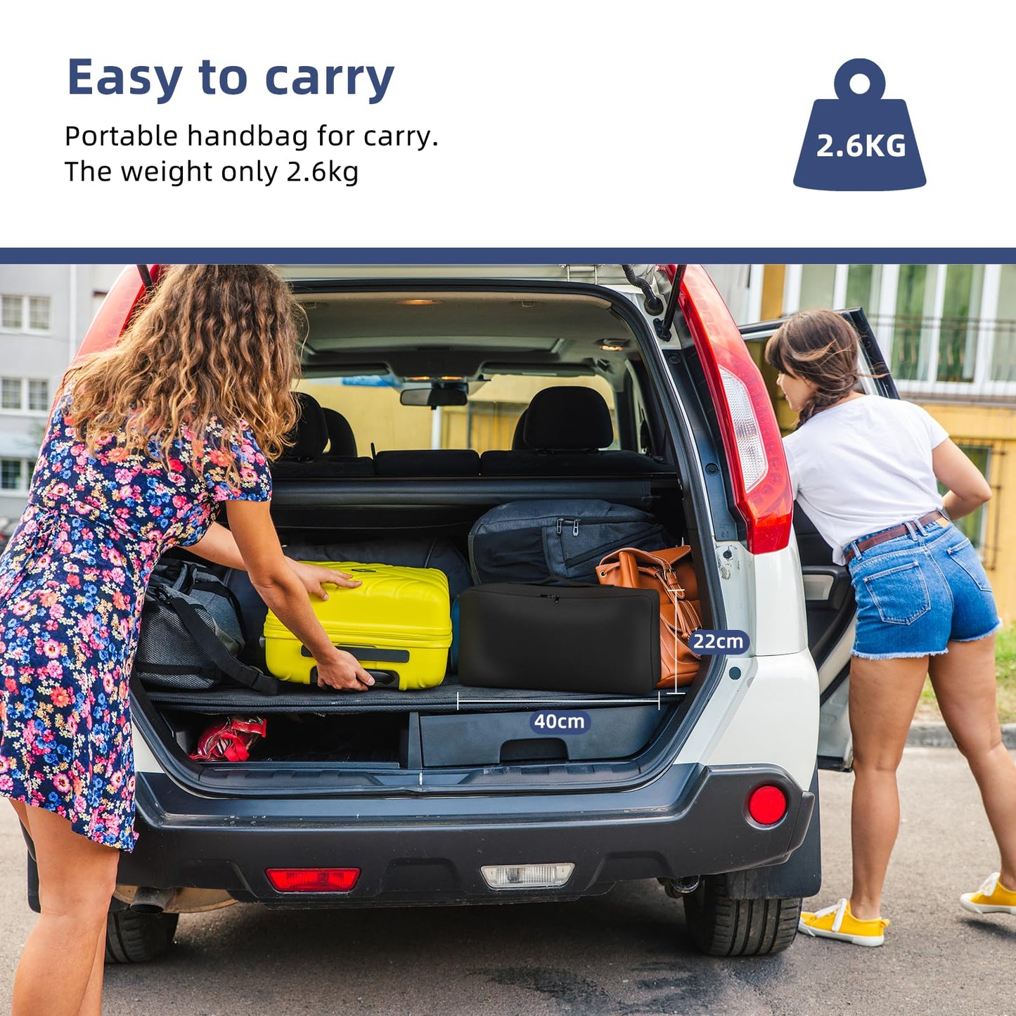 Projector Screen Outdoor, Vamvo Projector Screen with Stand Portable 120" Foldable ProjectorScreen, 10 Feet Indoor Movie-Screen with Carrying Bag for Home Theater Backyard Movie Night