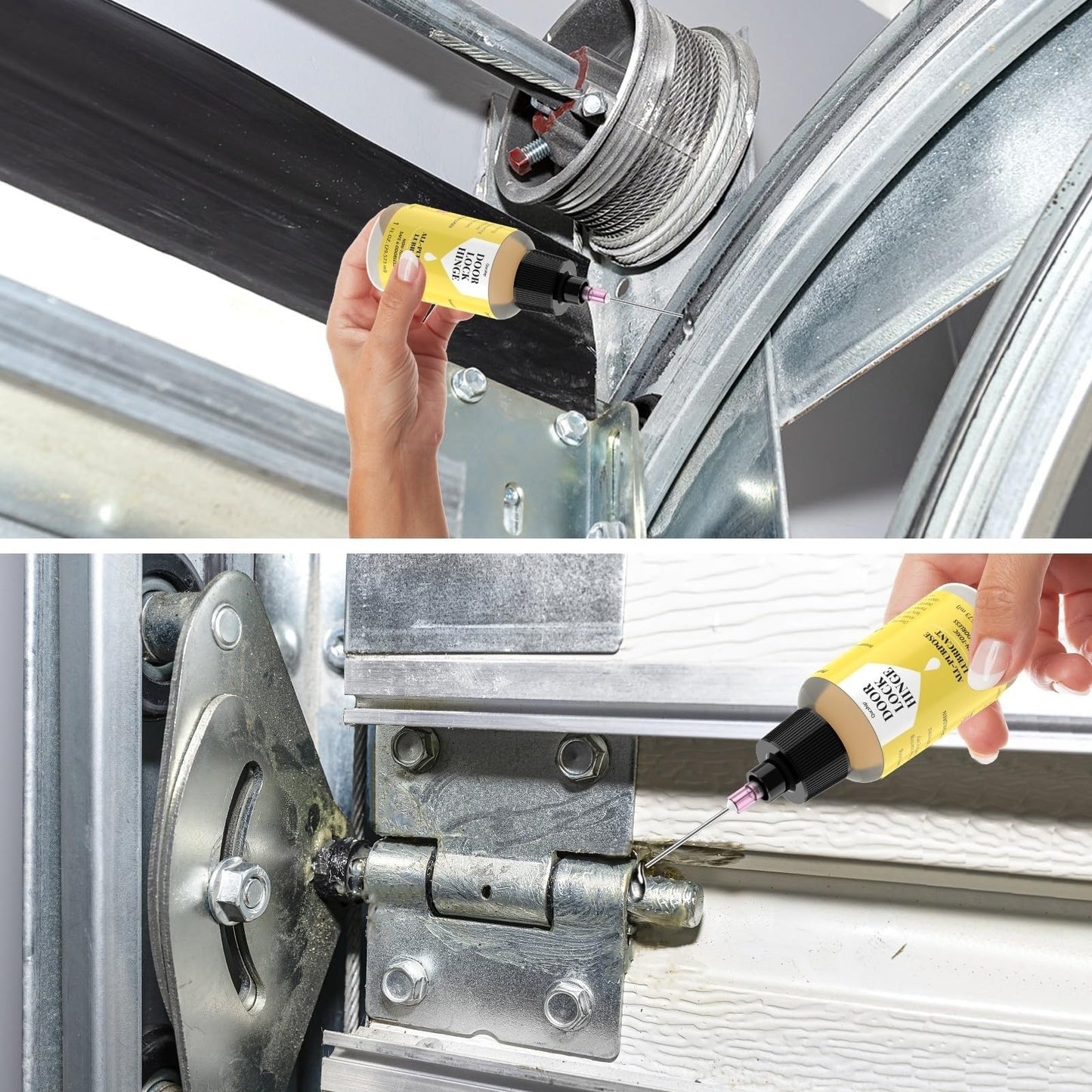 Qucship Door Hinge Lubricant 1 oz Needle Oiler, Upgraded Squeaky Door Hinge Lubricant for Lock, Tools, Bicycles