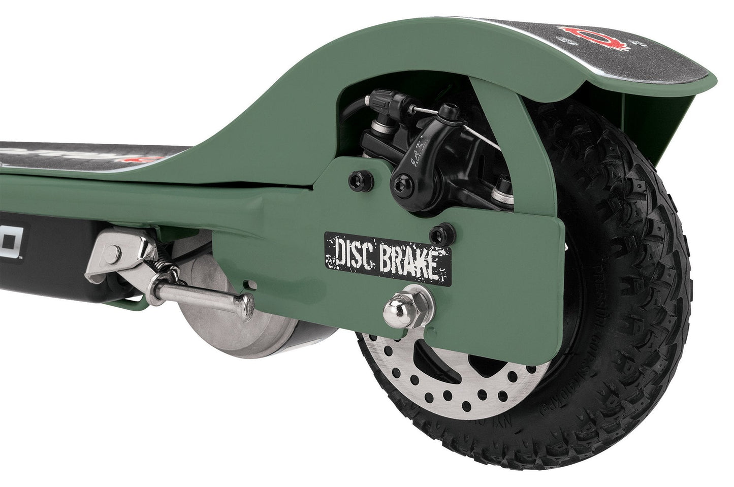 Razor RX200 Electric Off-Road Scooter for Teens Ages 13+, 154 lb Max Weight, Green – Up to 12 Mph, 40-Min Ride Time, Twist-Grip Throttle, Heavy-Duty Alloy Wheels with 60 PSI Offroad Tires