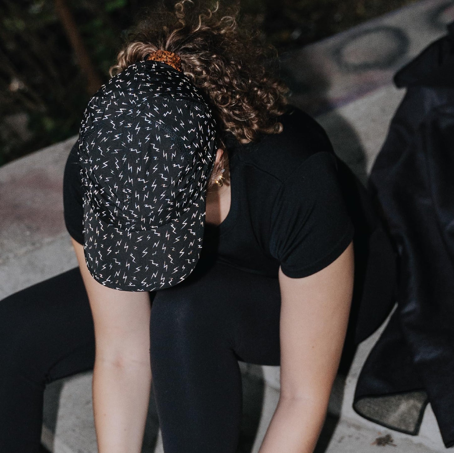 Sprints Race Day Performance Reflective Running Cap | The Lightweight, Quick Dry, Sport Hat, One Size, Unisex (US, Alpha, One Size, Nocturnal Not So Neon Flash Reflective)