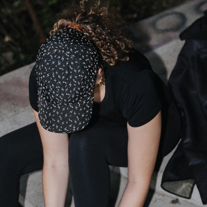 Sprints Race Day Performance Reflective Running Cap | The Lightweight, Quick Dry, Sport Hat, One Size, Unisex (US, Alpha, One Size, Nocturnal Not So Neon Flash Reflective)