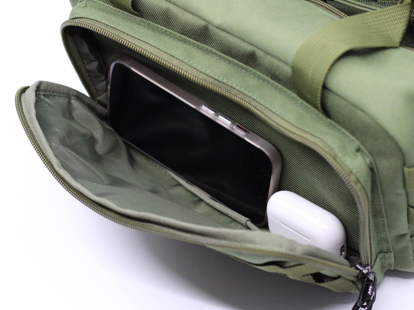 Coreflex 12-Inch Heavy Duty Tool Bag - Tactical, Gear, Range, EDC, Multi-Purpose Work Bag for Mechanics, Electricians, Carpenters, Builders, Plumbers (Olive Green)