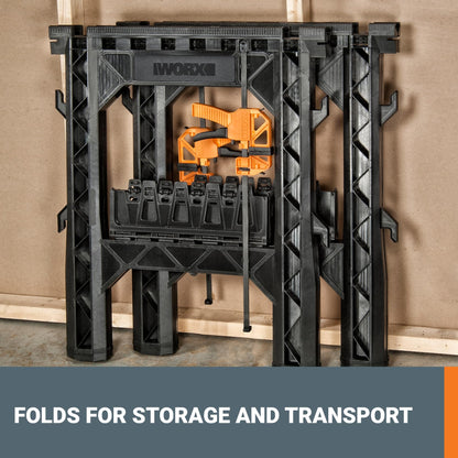 Worx WX065 Clamping Sawhorses with Bar Clamps