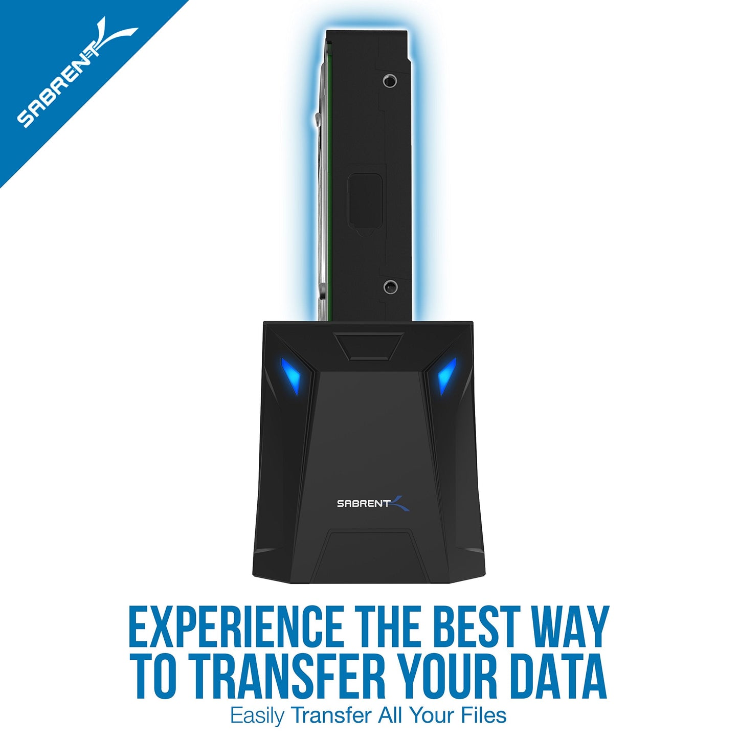 SABRENT USB 3.0 to SATA External Hard Drive Docking Station for 2.5" or 3.5"' HDD, SSD [Support UASP] (EC-UBLB)