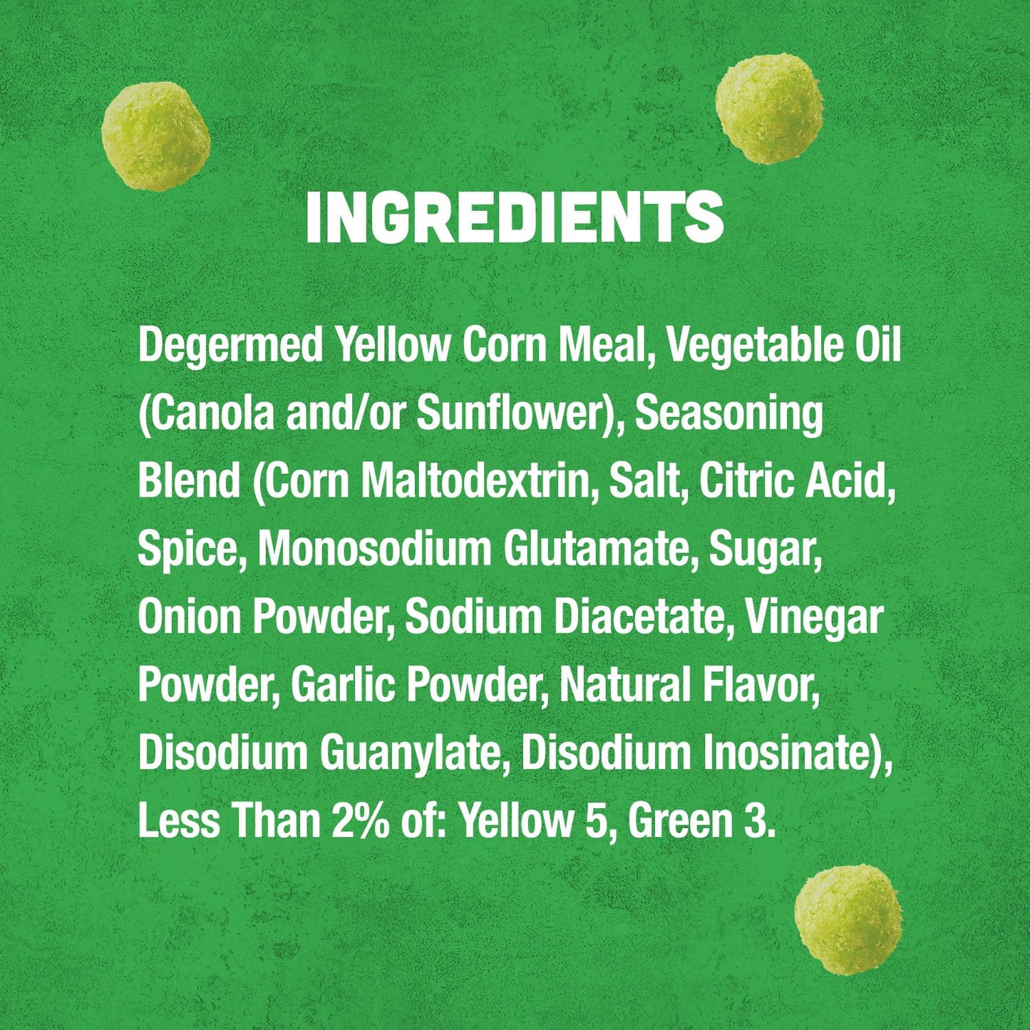 Vlasic Pickle Balls, Dill Pickle Flavored Corn Puffs, 2 oz.