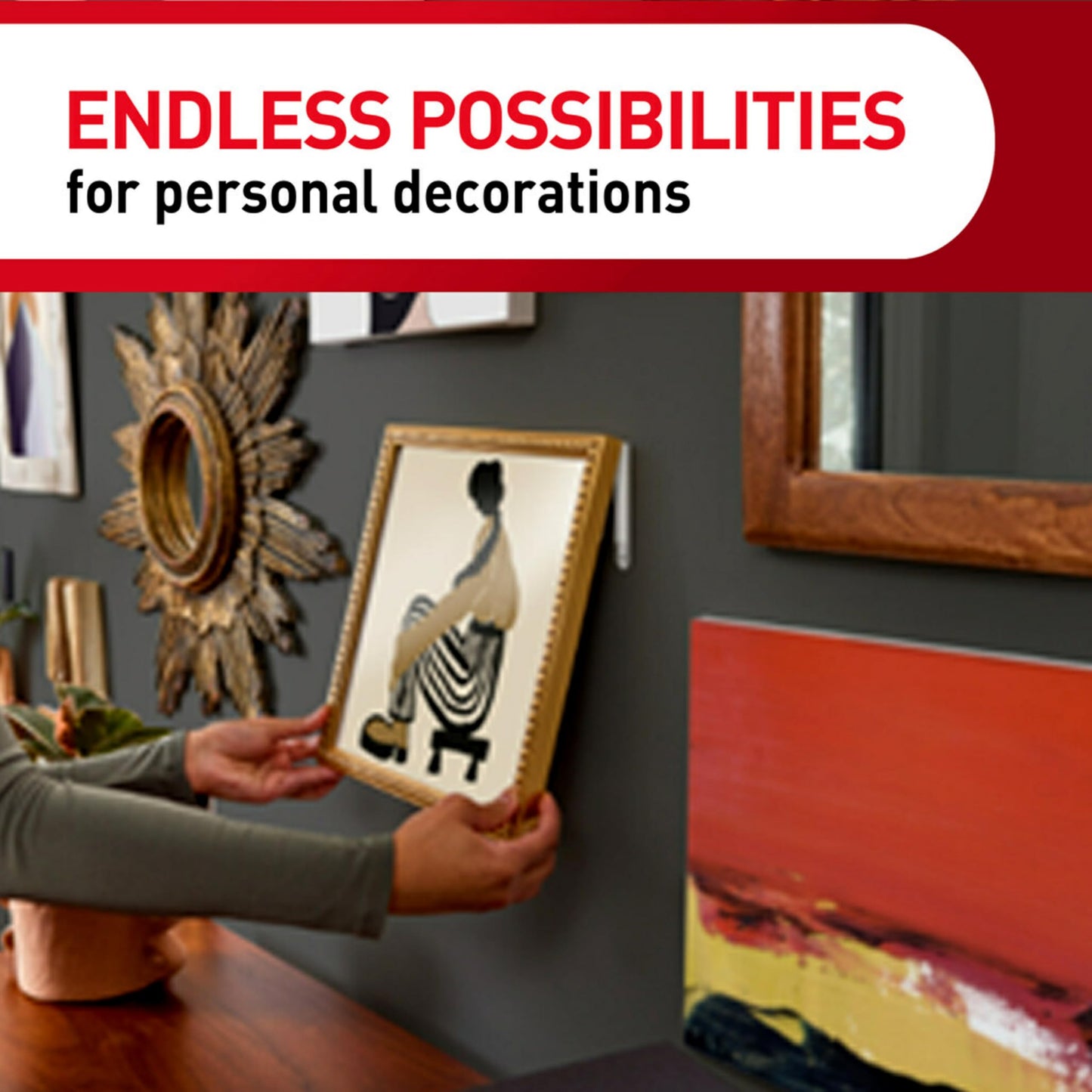 Command Variety Pack, Including 10 Pairs of Picture Hanging Strips, 6 Wire Hooks and 8 Utility Hooks for Hanging, Organization and Storage, Damage-Free Hanging Up to 19 Items, 1 Kit