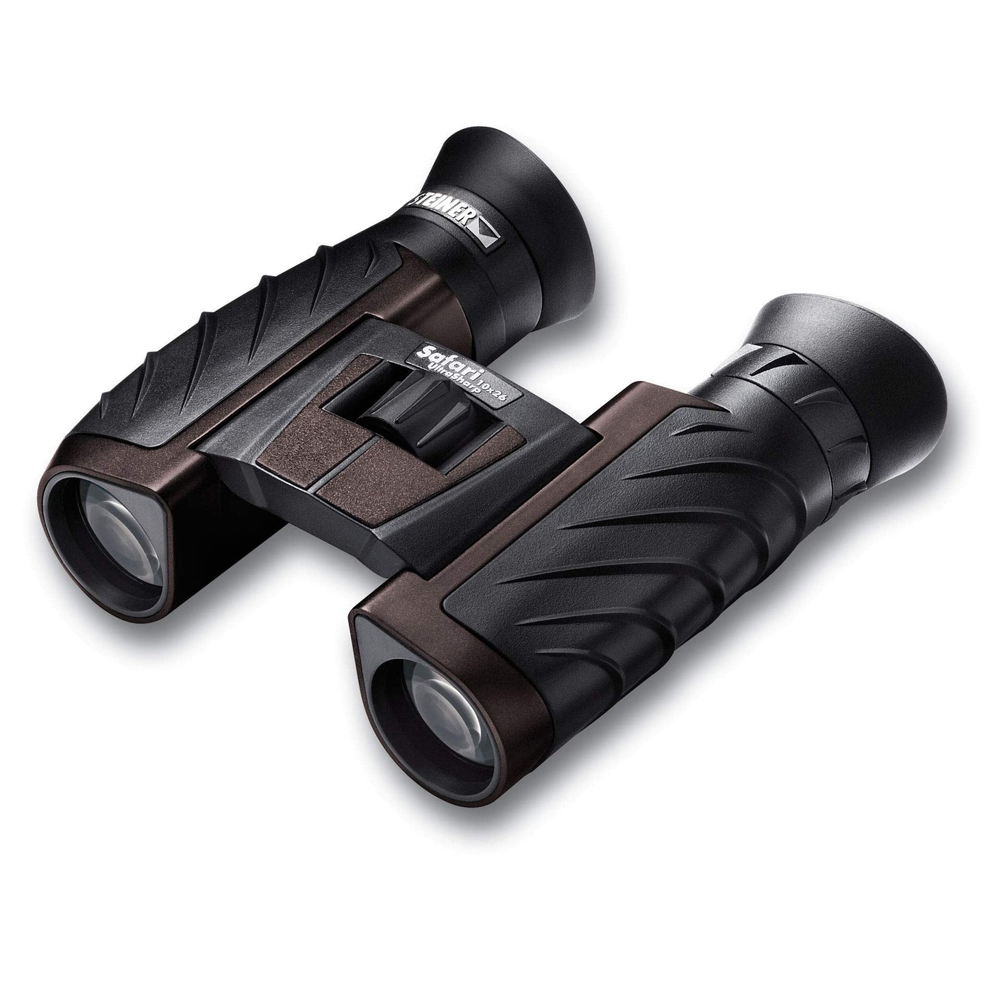 Steiner Safari UltraSharp 10 x 26 Binoculars, Compact, Large Magnification, Robust, Waterproof, Ideal for Travel, Hiking, Concerts, Sports and Nature Observation
